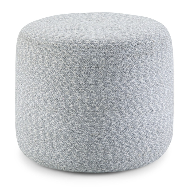 Bayley – Versatile Round Braided Pouf