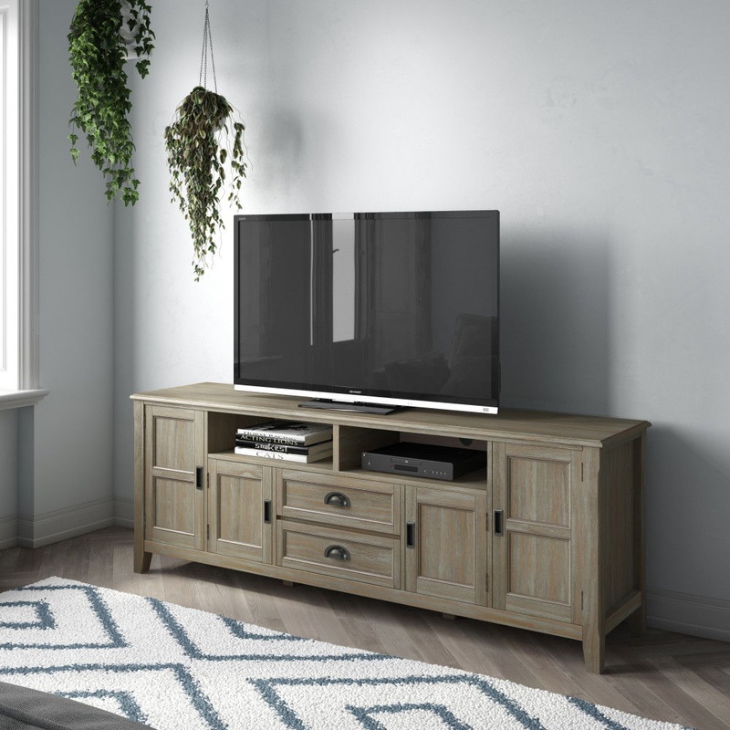 Burlington – TV Media Stand|Light Brown|White|Black|Dark Brown