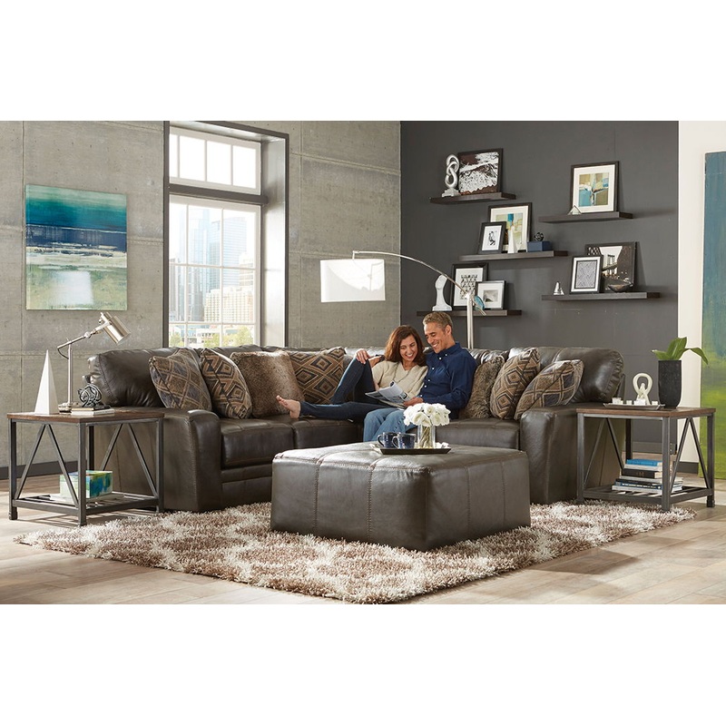 Denali – Cocktail Ottoman|Dark Brown|40″W x 40″D x 18″H|51″W x 51″D x 18″H