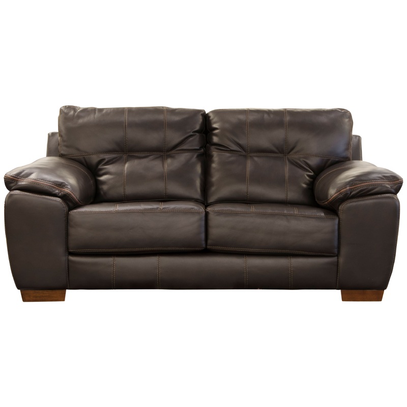 Hudson – Loveseat|Chocolate|Steel