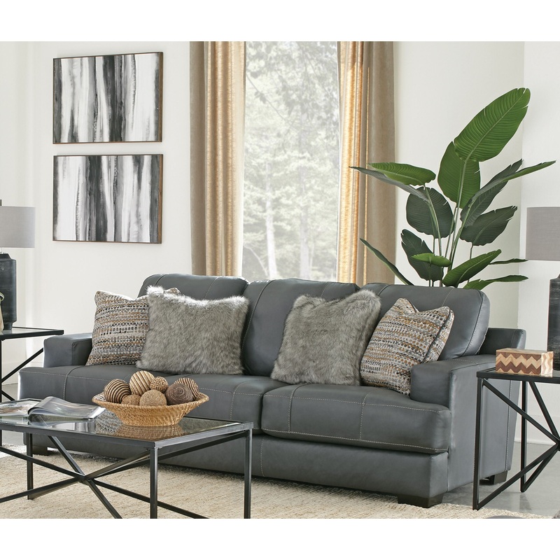Marco – Sofa|Gunmetal|Chocolate