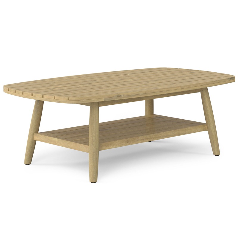 Bayshore – Outdoor Coffee Table – Light Teak