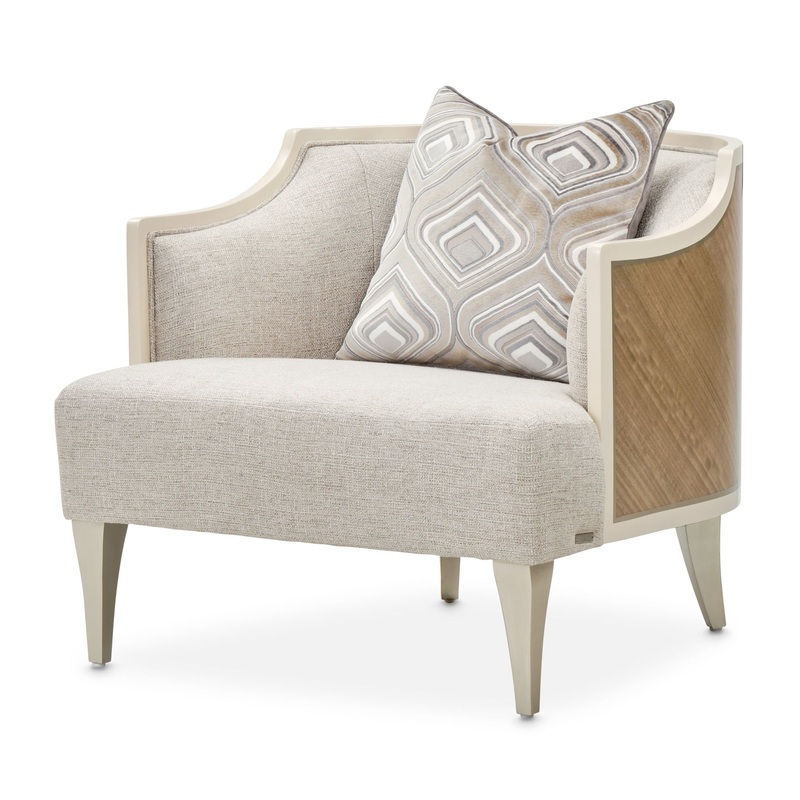 Camden Court – Accent Chair – Flax / Pearl