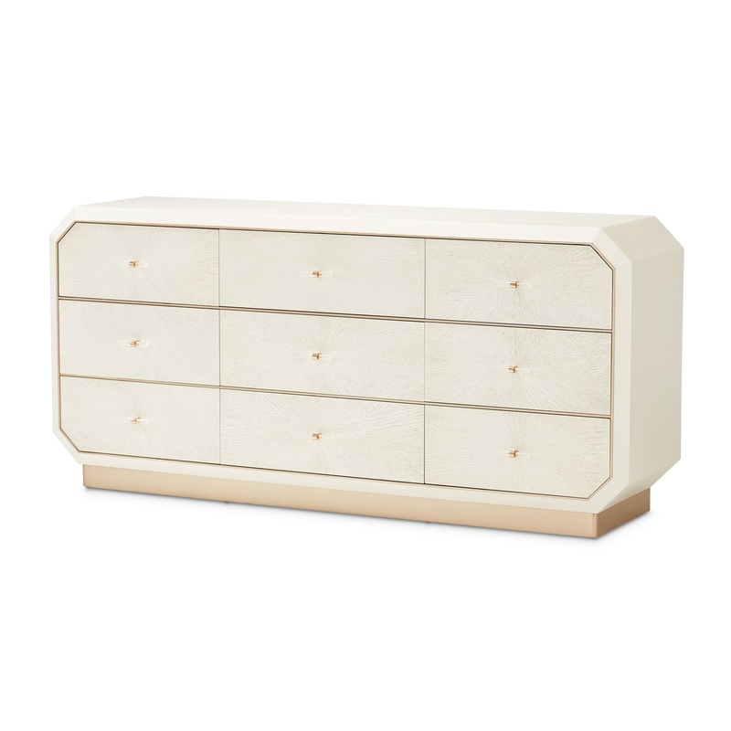 La Rachelle – Dresser, Mirror|Beige|Dresser & Mirror|Dressers