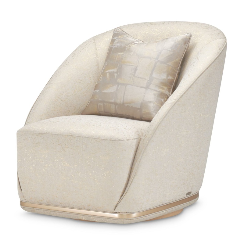 La Rachelle – Swivel Chair – Gold Rush/Champagne