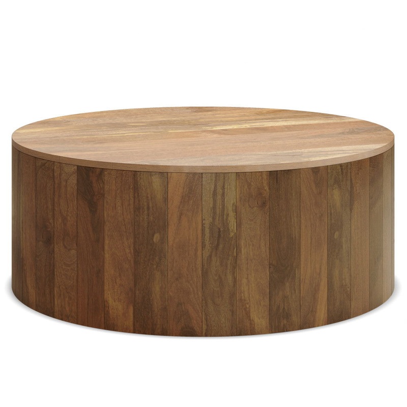 Millbury – Drum Coffee Table – Natural