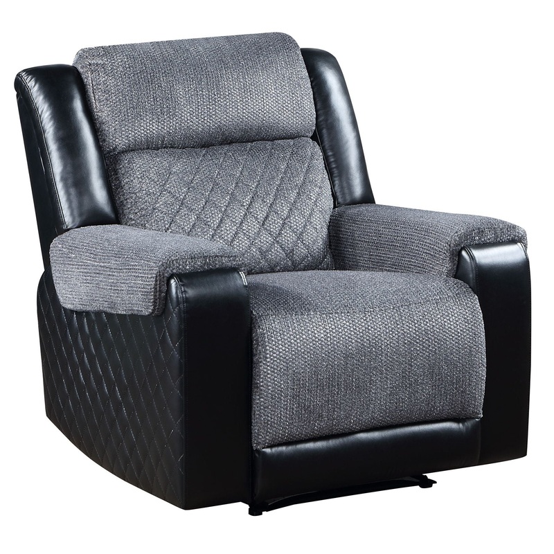 Alicia – Recliner – Gray Black