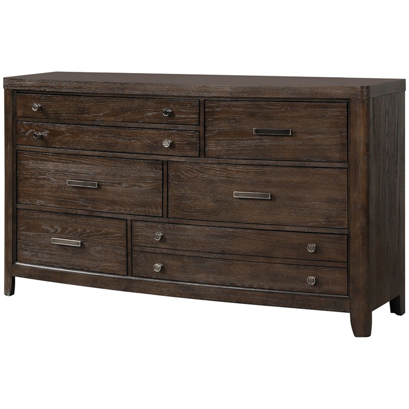 Dresser Cedar Lined Bottom Drawers – Antique Brown