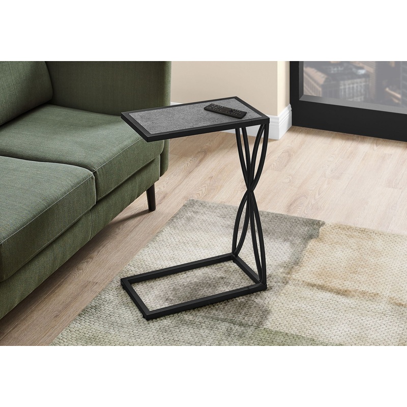 Accent Table C – Shaped, Modern – Gray