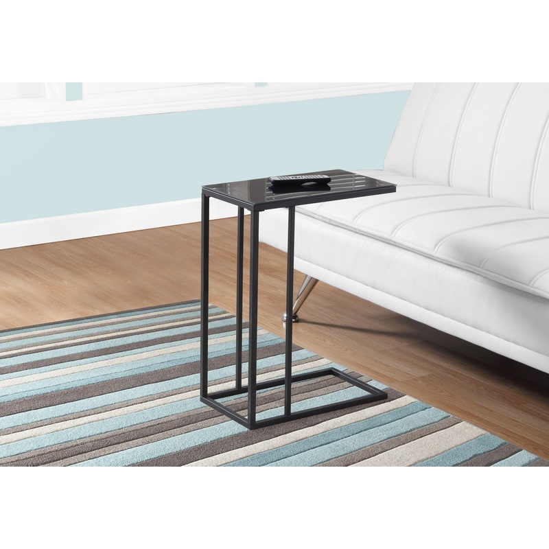 C-Shaped Accent Table For Living Room