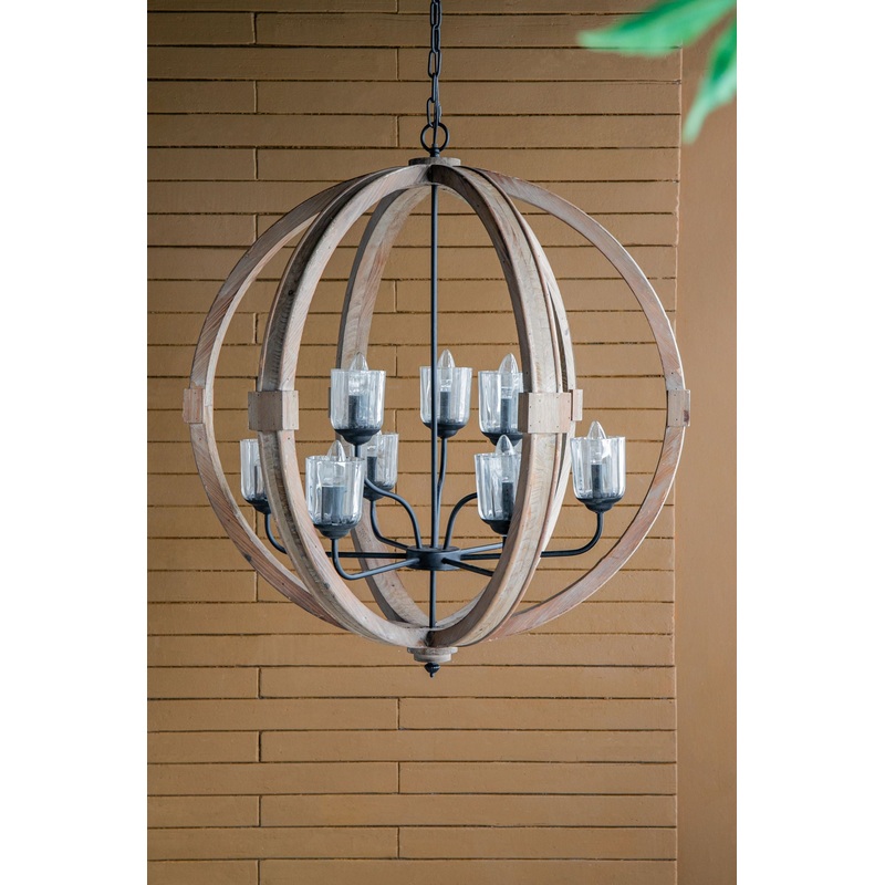 Chandelier, Hanging Light Fixture With Adjustable Chain For Kitchen, Bulb Not Included