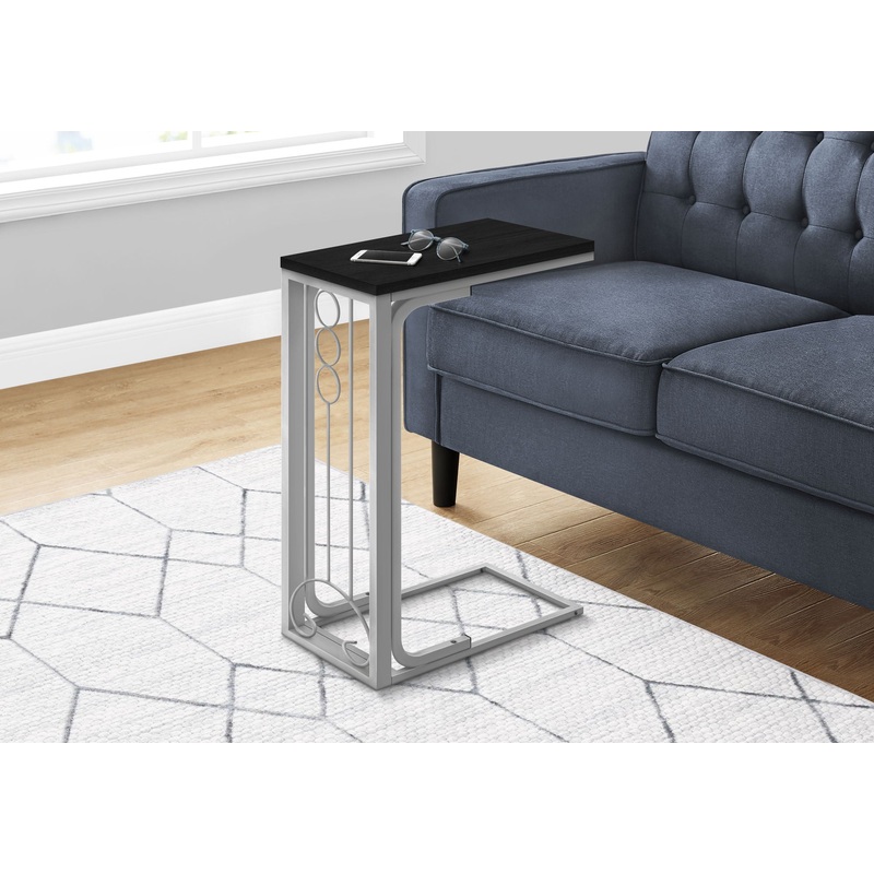 Elegant Accent Table, C – Shaped, Transitional