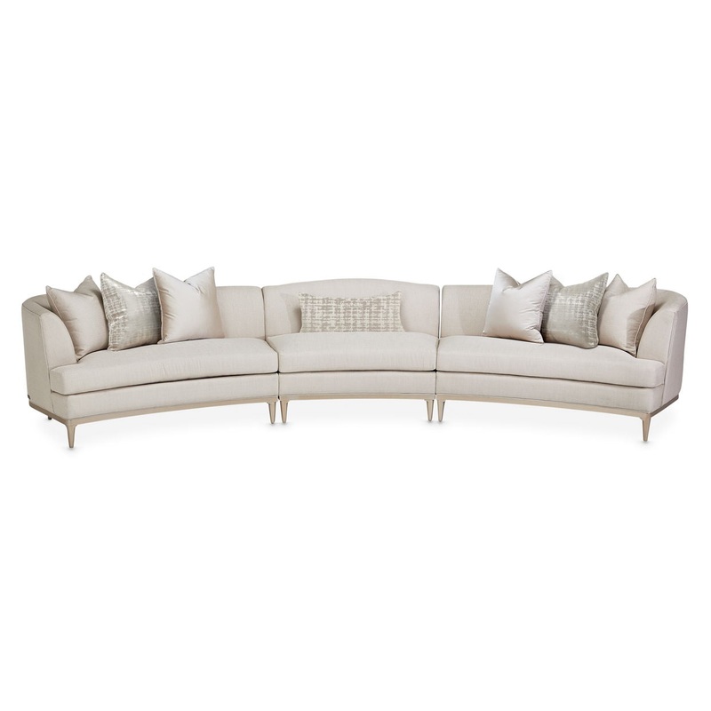 Malibu Crest – 3-Piece Sofa – Pearl / Chardonnay