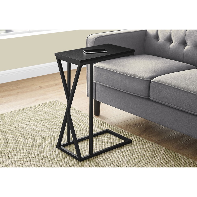 Accent Table, C – Shaped, Contemporary & Modern