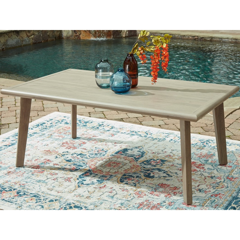 Cliff Trails RECT Dining Table w/UMB OPT