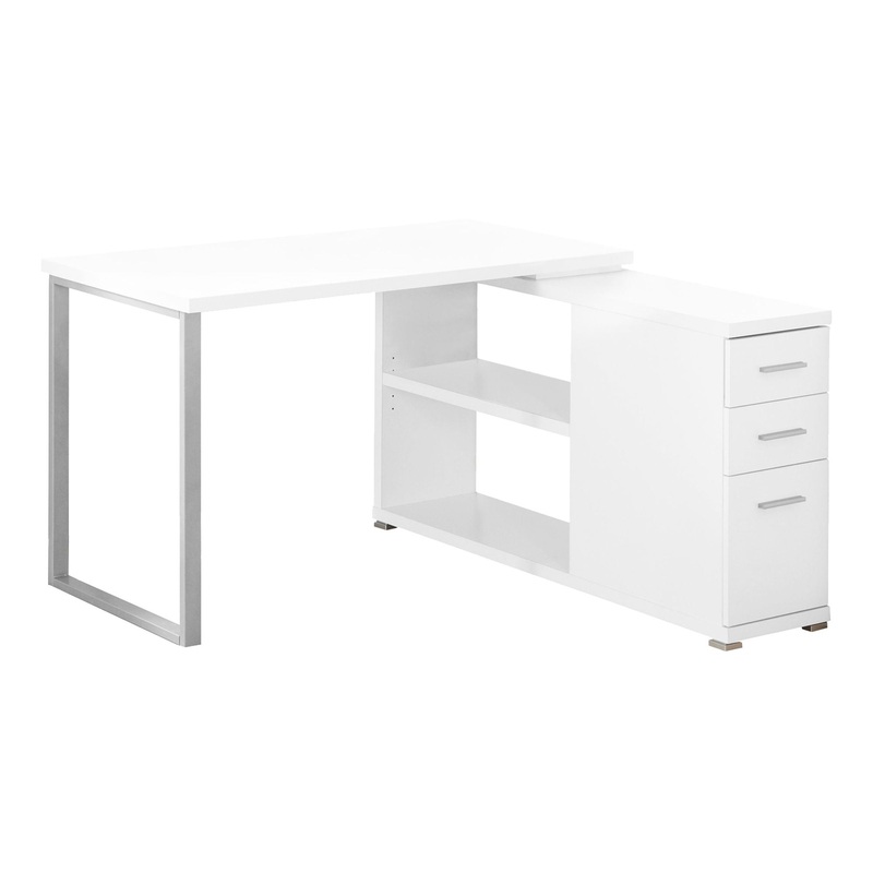 Computer Desk, Home Office, Corner, Left, Right Set – Up, Storage Drawers, L Shape, Laptop, And Contemporary & Modern