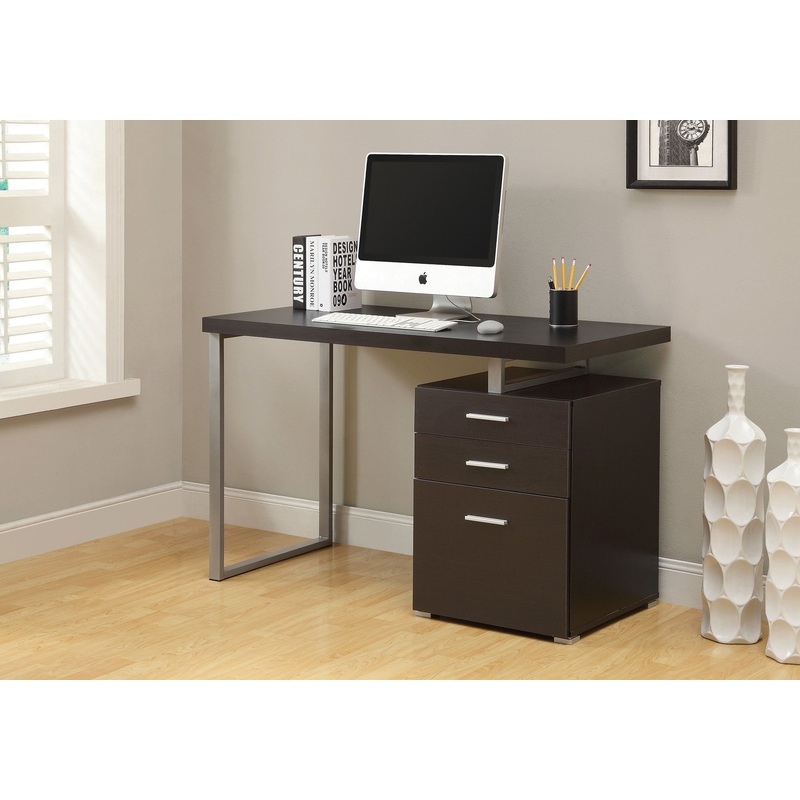 Computer Desk Left Right Set-Up Storage Drawers For Home Office