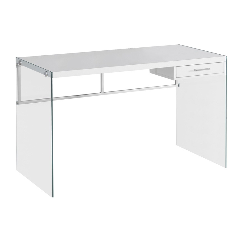 Contemporary Design Computer Desk For Home Office, Storage Drawers
