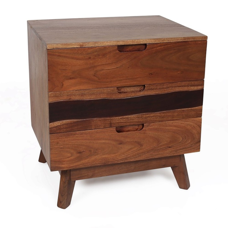 Nightstand – Natural Wood / Brown