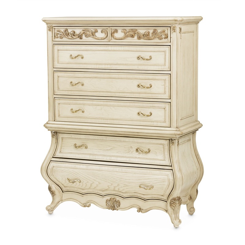 Platine de Royale – 6-Drawer Chest – Champagne