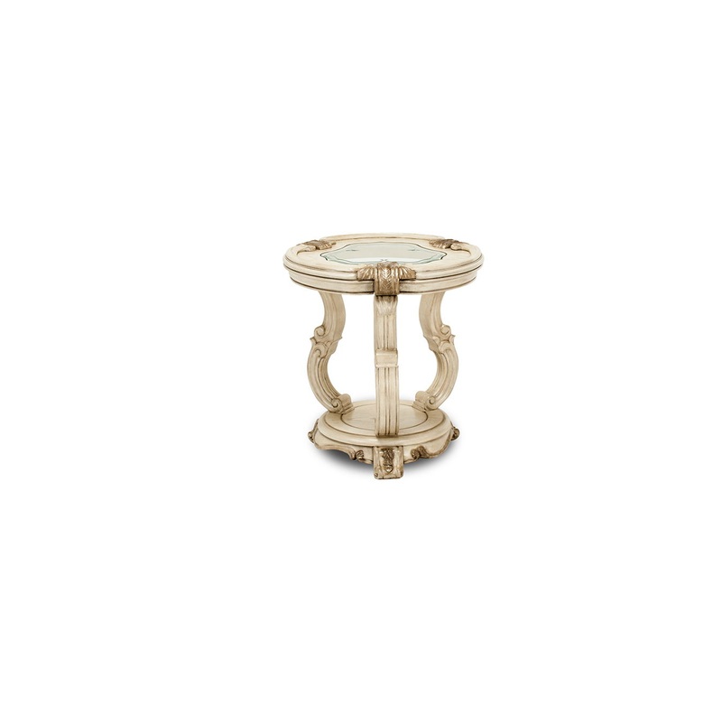 Platine de Royale – Chair Side Table – Champagne