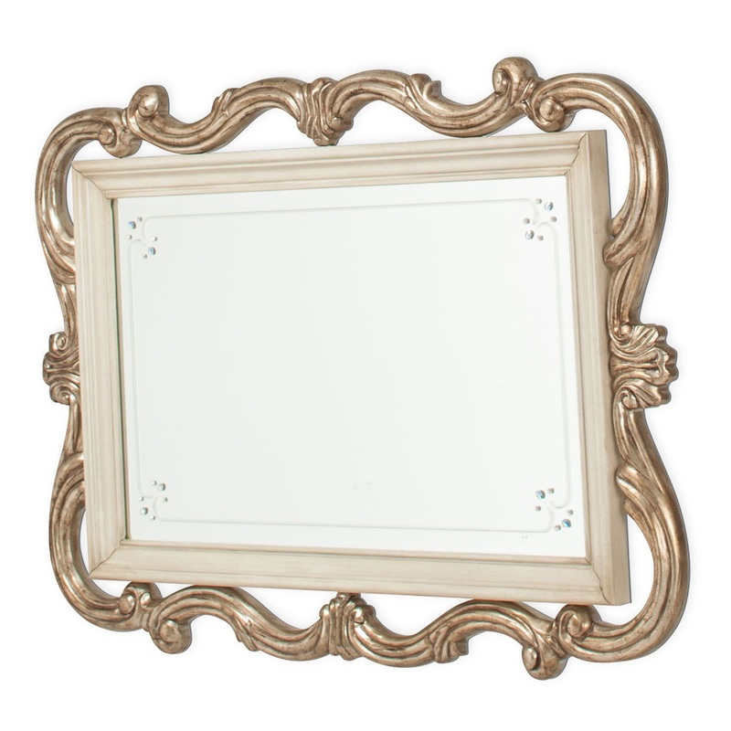 Platine de Royale – Wall Mirror – Champagne