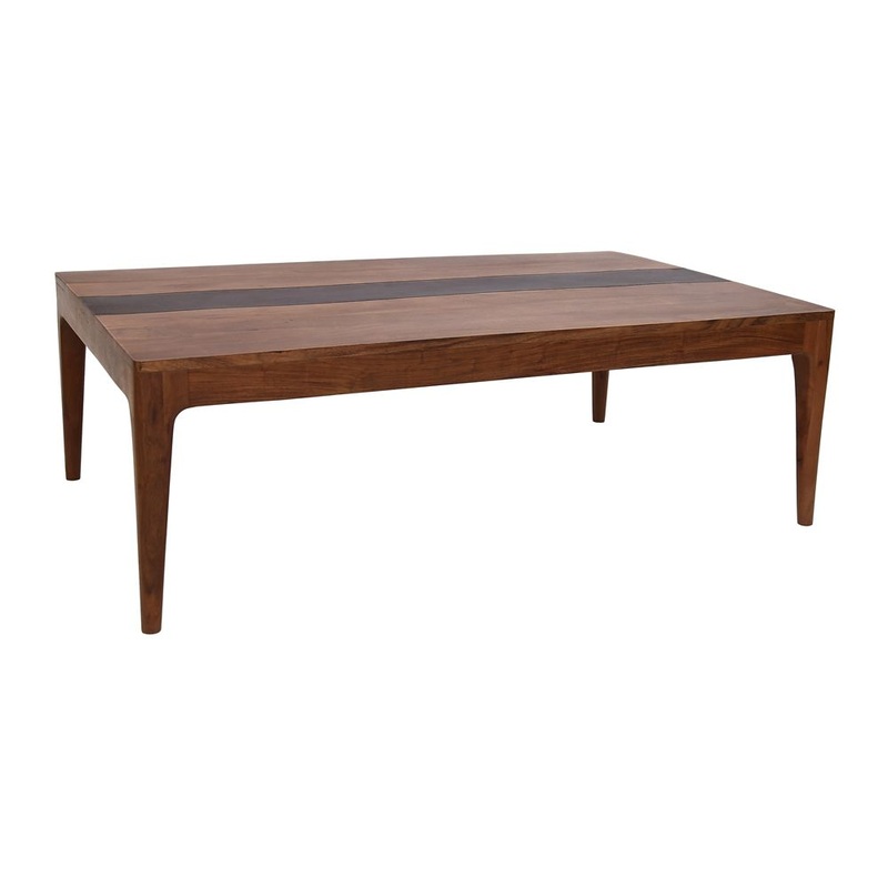 Wood Dining Table – Natural Wood / Brown