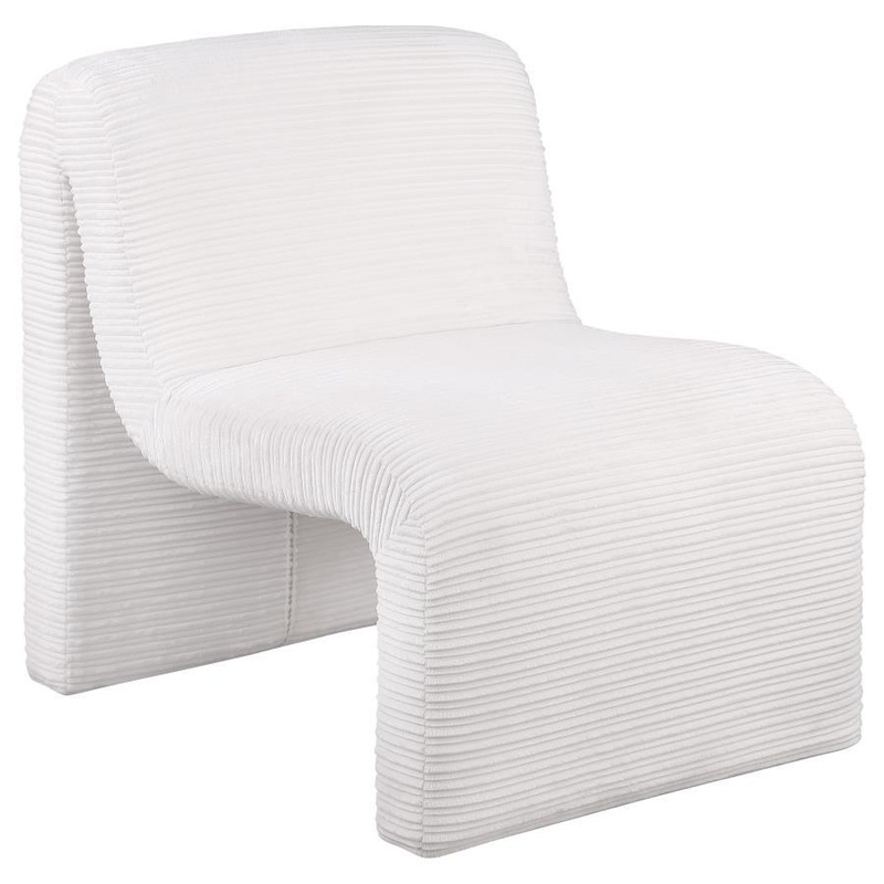 Drayton – Upholstered Curved Armless Accent Chair