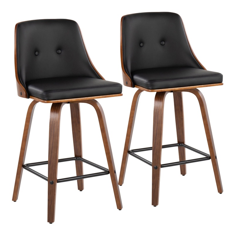 Gianna – Mid Century Modern Counter Stool (Set of 2)