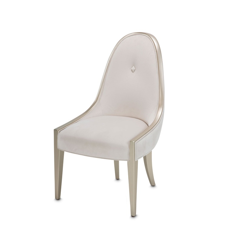 London Place – Side Chair – Creamy Pearl