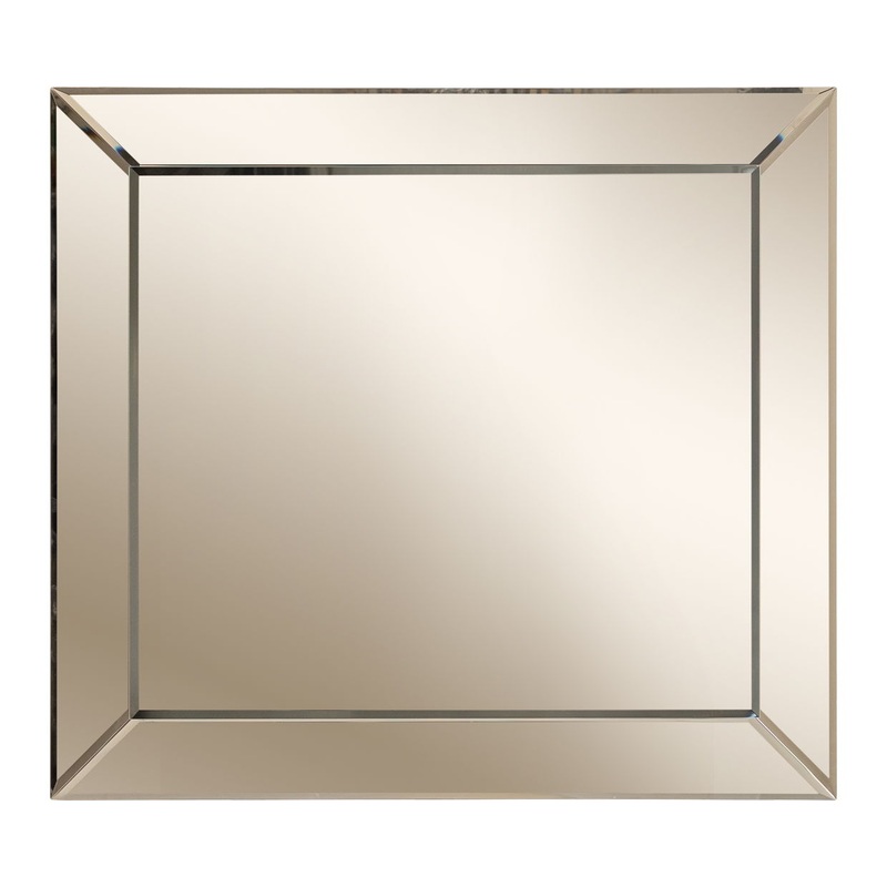 Madison – Small Mirror – Glistening Gold