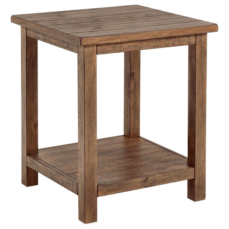 Payne – Wood End Table with Shelf