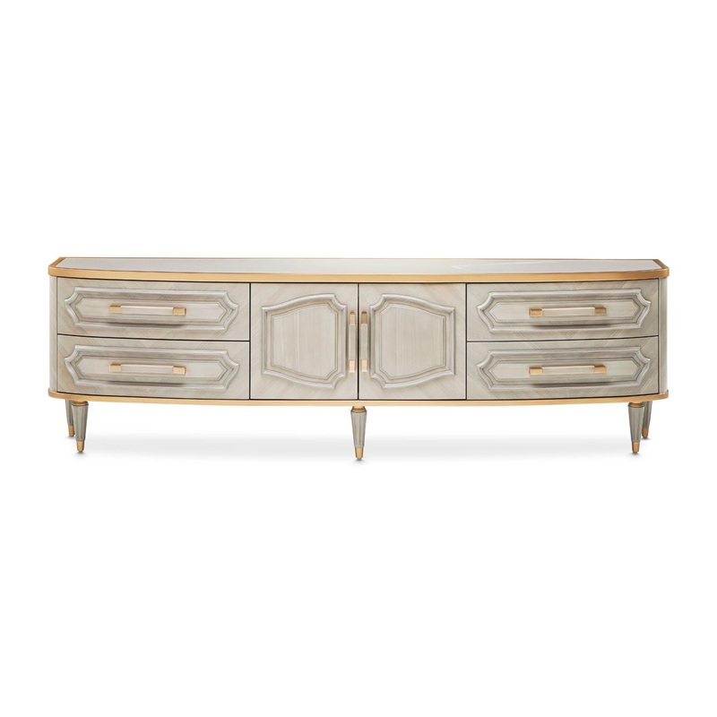 St. Charles – Media Cabinet – Dove Gray