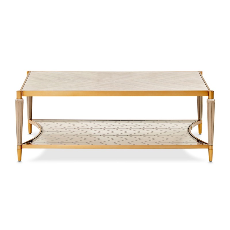 St. Charles – Rectangular Cocktail Table – Dove Gray