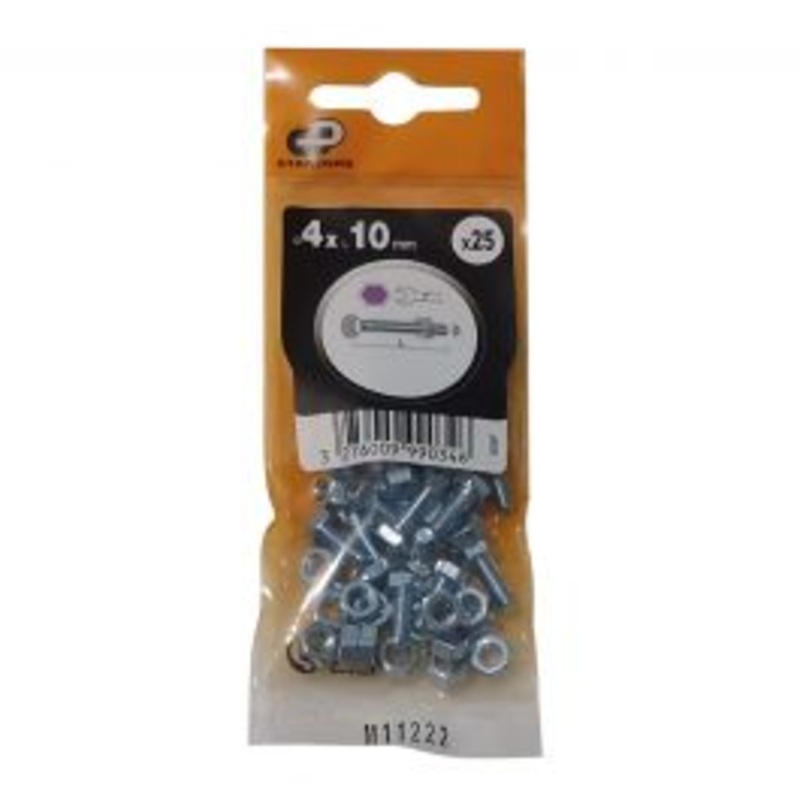 4 X 10 MM HEXAGON HEAD BOLT. DAD