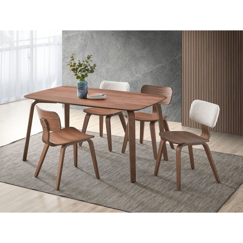 Casson – 5 Piece Dining Room Set – Walnut