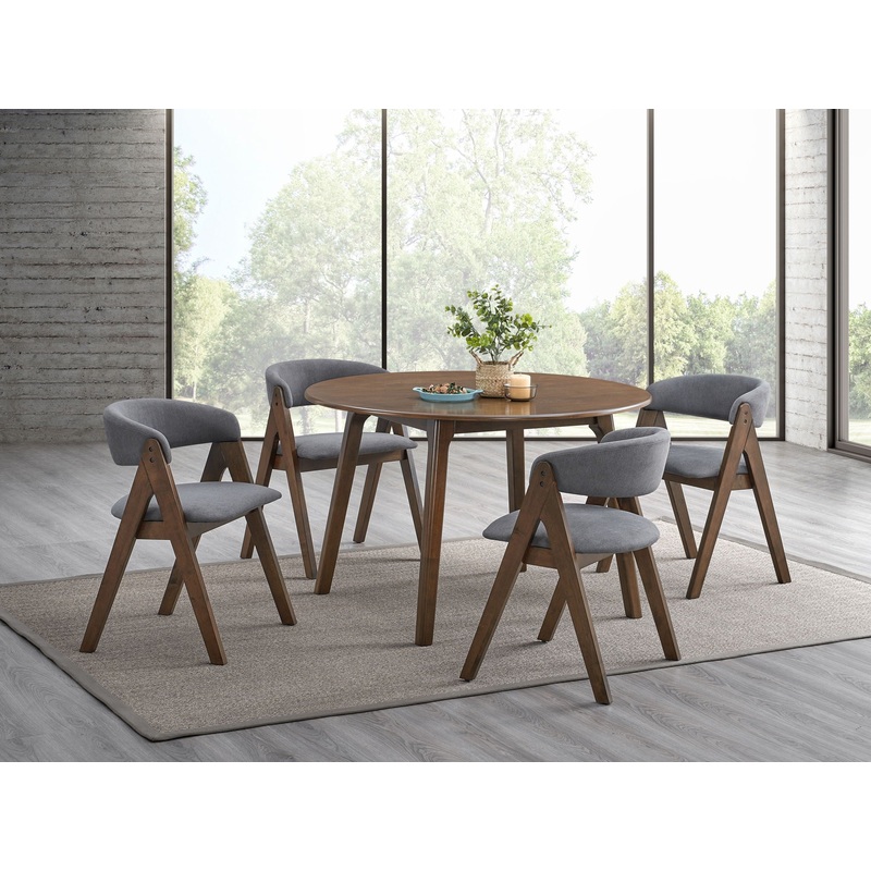 Keiki – 5 Piece Dining Room Set – Walnut