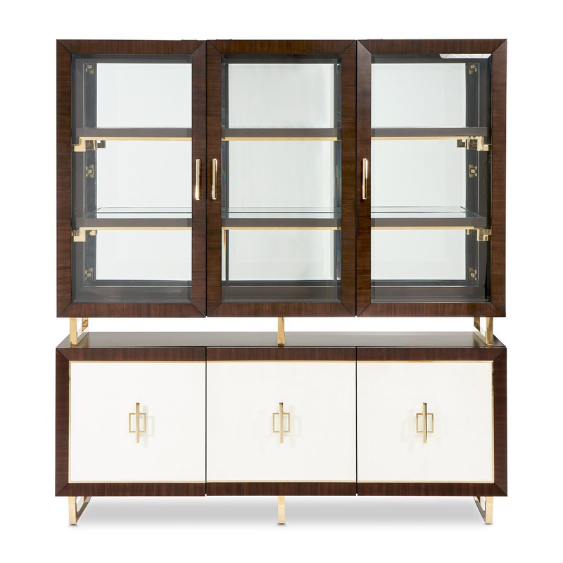 Belmont Place – China Cabinet – Espresso