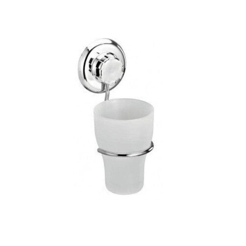 Toothbrush Holder Suction Cup BEST LOCK CHROME