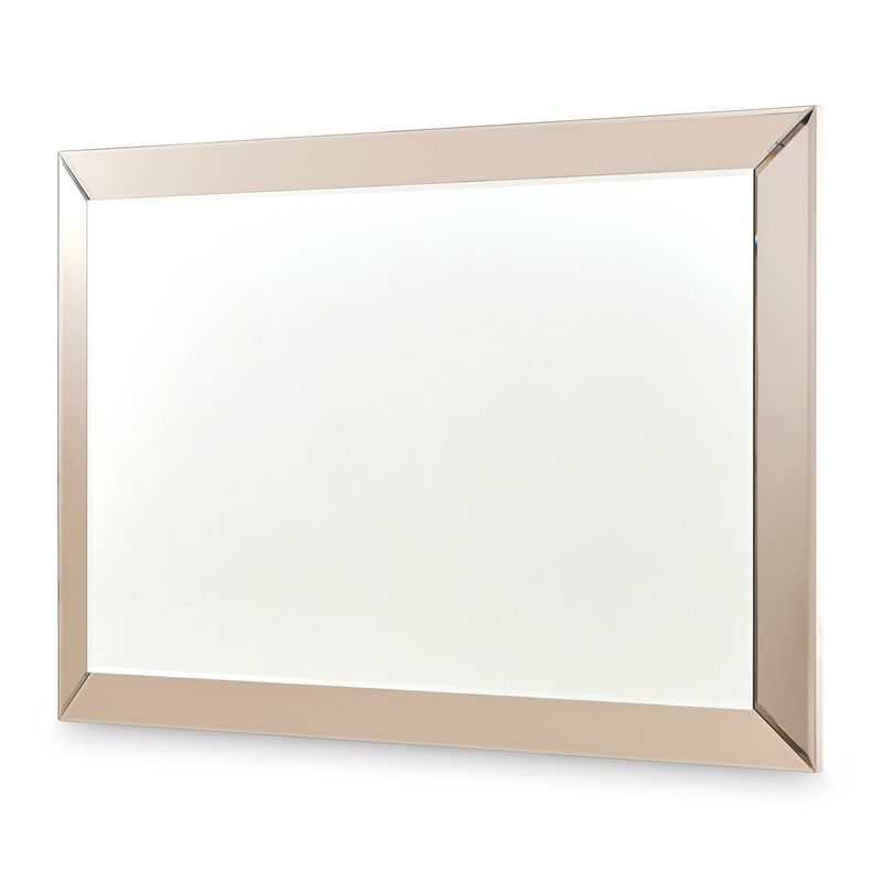 Carmela – Wall Mirror|Dark Gray|Beige