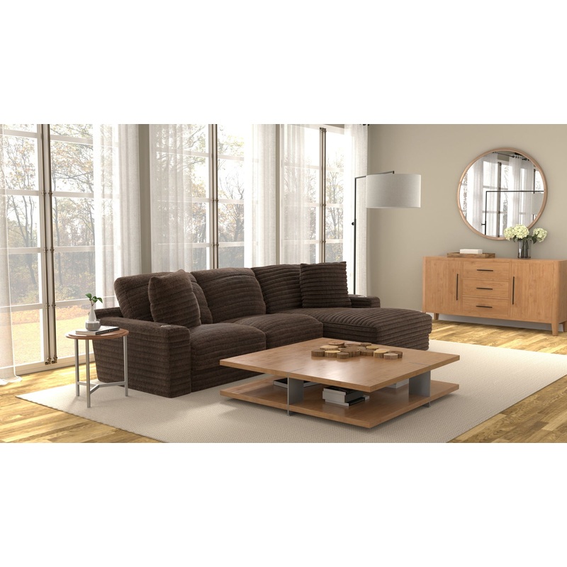 Comfrey – Sectional|Chocolate|Moonstruck|2 Pc. Right Side Facing Chaise Sectional|2 Pc. Left Side Facing Chaise Sectional|2 Pc. Double Chaise Sectional