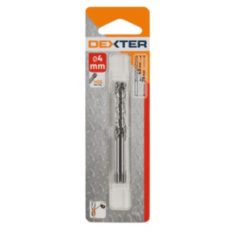 DEXTER METAL DRILL BIT DIAM 4MM. LONG