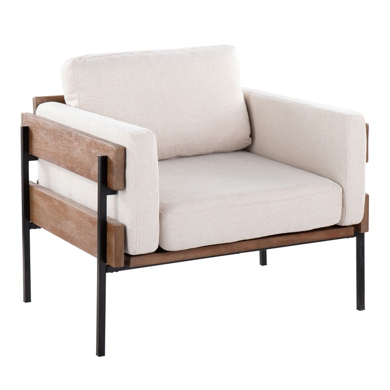 Kari – Farmhouse Design Chair|Beige|Dark Brown|Light Brown