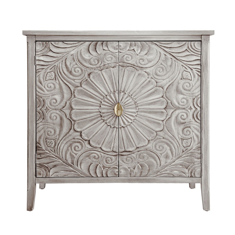 2 Door Cabinet, Suitable For Bedroom – Light Gray