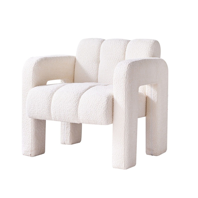 31.10 Boucle Upholstered Accent Chair