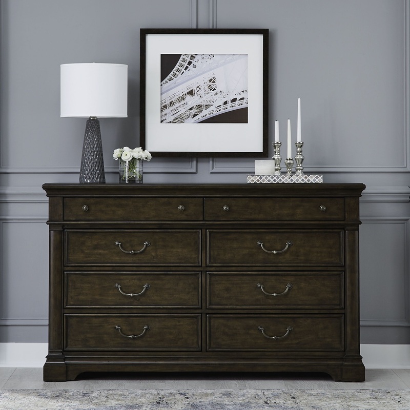 Arden Road – 8 Drawer Dresser – Satin Cherry