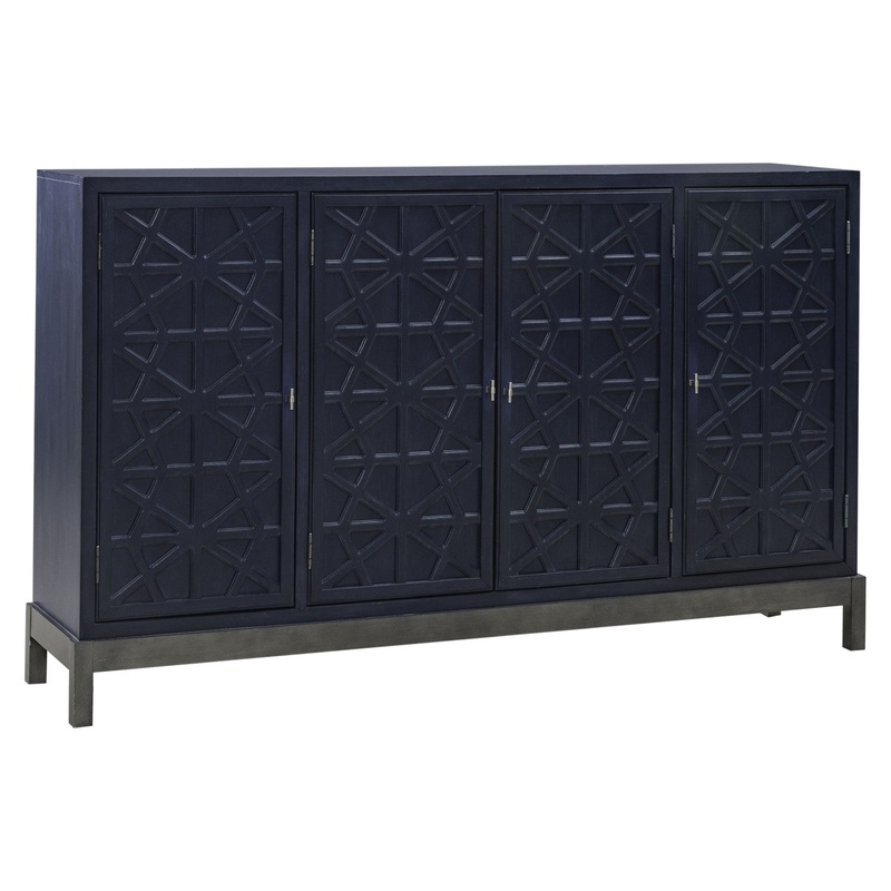 Braxton – Accent Cabinet – Azure Blue