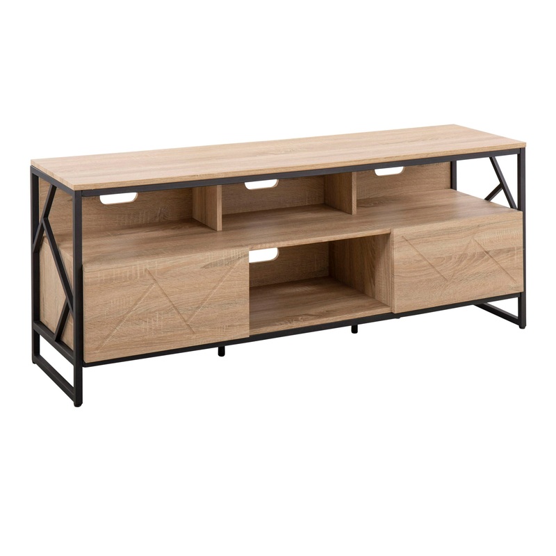 Folia – Contemporary TV Stand|Light Brown