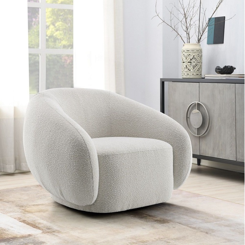 Isabel – Chair With Swivel|Brown|Beige