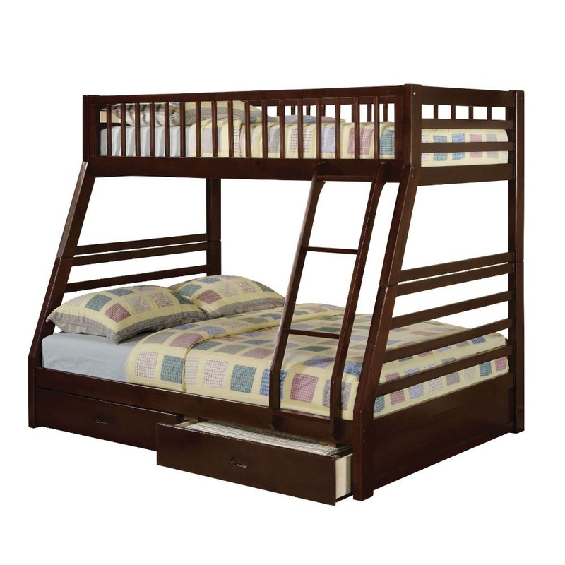 Jason – Twin Over Full Bunk Bed – Espresso